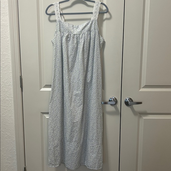 Eileen West Blue Floral Chemise - Picture 3 of 7